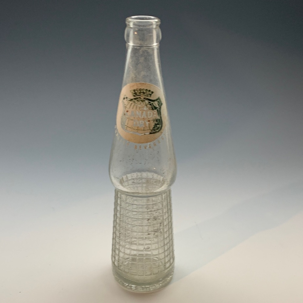 Vintage Clear Glass Bottle